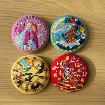 디즈니 자수 캔뱃지