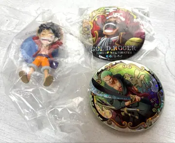 루피 마스코트 골드 로저 조로 캔뱃지 세트