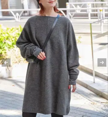 spick&span 스픽 앤 스팬 융모 원피스 그레이