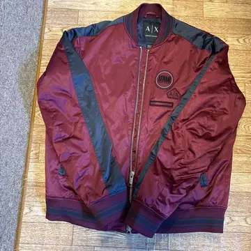 Armani Exchange 버건디 점퍼 XL