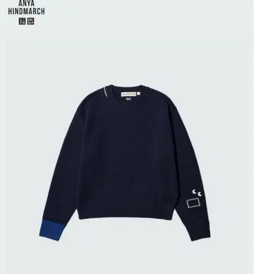 새상품 유니클로 UNIQLO 안야 힌드마치 스웨터