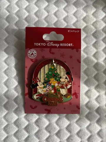 도쿄 디즈니 리조트 크리스마스 2022 핀 배지 미키