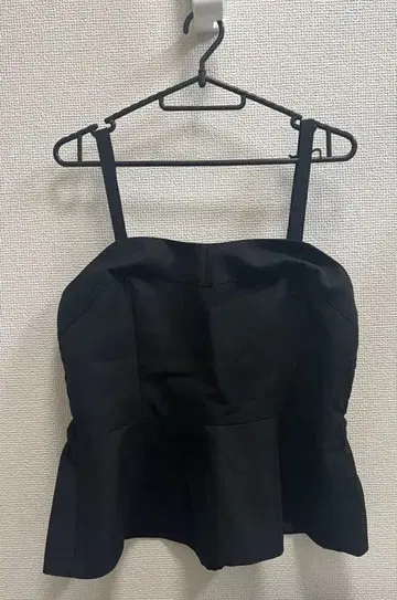 233 GU 페플럼 뷔스티에 블랙 XL 사이즈