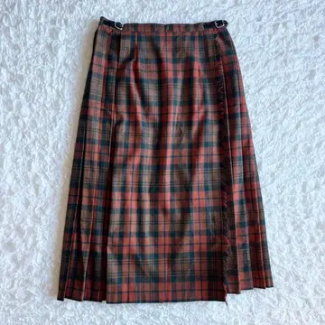 [새상품급] 오닐 오브 더블린 체크 퀼트 랩스커트 롱 빅 14