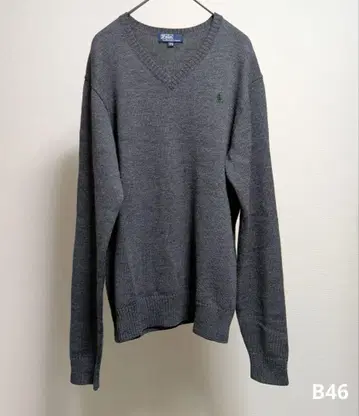 폴로 랄프로렌 V넥 울 니트 170 L