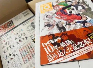 하이큐!! 10th 크로니클 굿즈 포함 한정판 미개봉 새상품