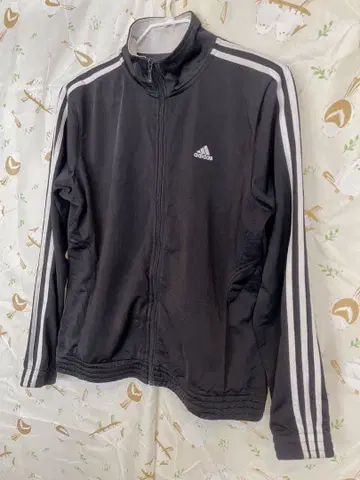 adidas 집업 자켓 블랙 3선 라인