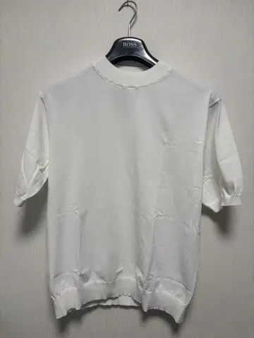 UNITED ARROWS 반팔 니트 화이트