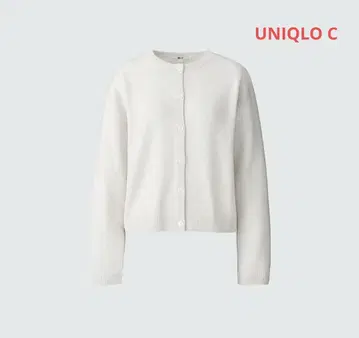[새상품급] UNIQLO 캐시미어 100% 크루넥 숏 가디건