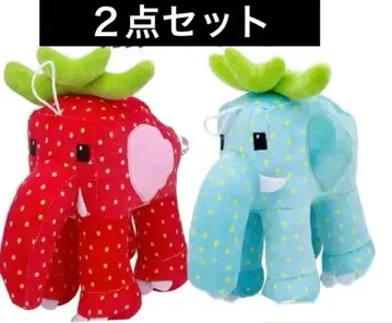 이탈리아 레인 로트 스트로베리 엘리펀트 봉제 인형 28일부터 배송