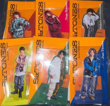 SixTONES 아크릴 스탠드 6개 세트 6주년 Anniversary