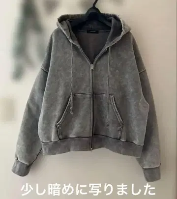 JEANASIS Fade 컬러 ZIP 후디 그레이