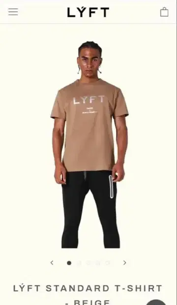 LYFT STANDARD T-SHIRT 베이지