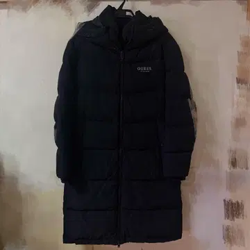 GUESS 후드 부착 다운 자켓