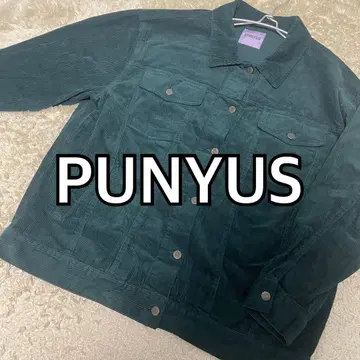 PUNYUS 코듀로이 자켓 그린