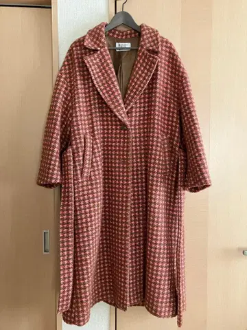 NOISEMAKER 체크 무늬 롱 코트