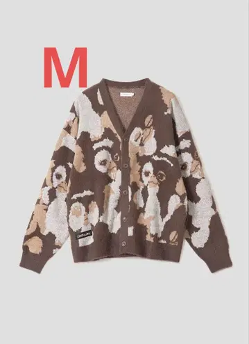 오늘 발송 M 허니패턴 V넥 가디건 그라니프 그렘린