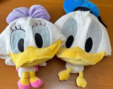 디즈니 도널드 덕 데이지 팬캡 모자 2개 세트