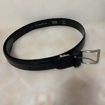 지니어스 레더 벨트 3cm 폭 블랙