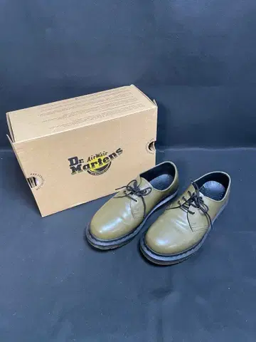 레어 닥터마틴 1461 그린 계열 UK 5 US 6.7 448