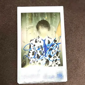 M!LK 시오자키 타이치 친필 사인 폴라로이드