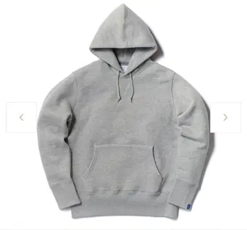 LOOPWHEELER 그레이 후드티 MEDIUM