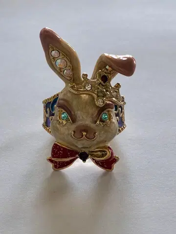 ANNA SUI 안나수이 토끼 얼굴 패션 반지