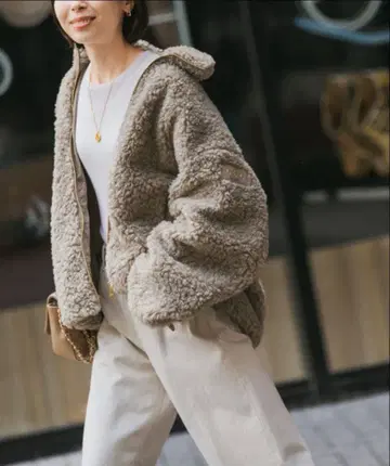 타트라스 루엘라 라이트 그레이 01 보아 코트