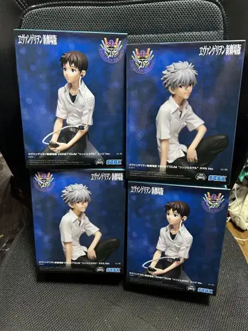 에반게리온 피규어 4개 세트 미사용