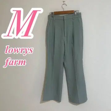 LOWRYSFARM 로리즈팜 민트 그린 팬츠 슬랙스