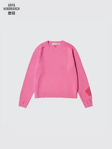 UNIQLO ANYA HINDMARCH 캐시미어 크루넥 스웨터