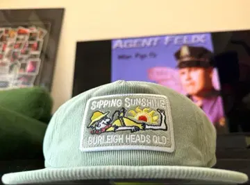 호주 LOBSTER SHANTY 코듀로이 캡 TEAL