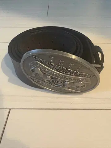 NO FAITH STUDIOS 가죽 벨트 블랙 2016년 제조