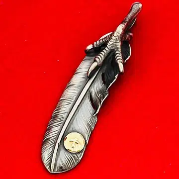 고로즈 은손톱 금이글 메탈 부착 특대형 페더