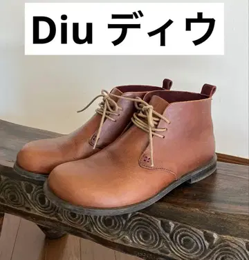 Diu 디우 가죽 숏부츠 M 사이즈