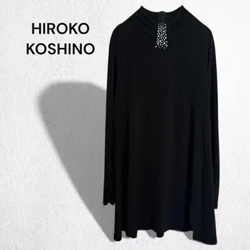 트렁크 히로코코시노 튜닉 블라우스 스톤 장식 일본제 고급 L 상당