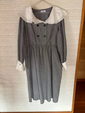 클래식 더블 버튼 원피스 빅 사이즈 4L