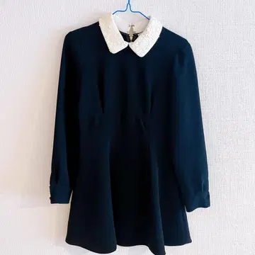 kate spade 블랙 미니 원피스 긴팔