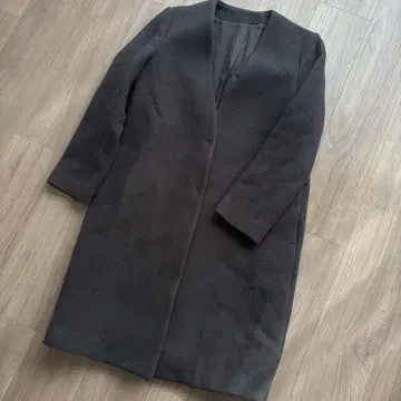 울 비버 코트 알아바일 allureville 그레이 M