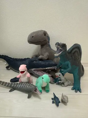 쥬라기 월드 모사사우루스 블루 페이보릿 비닐 모델 공룡