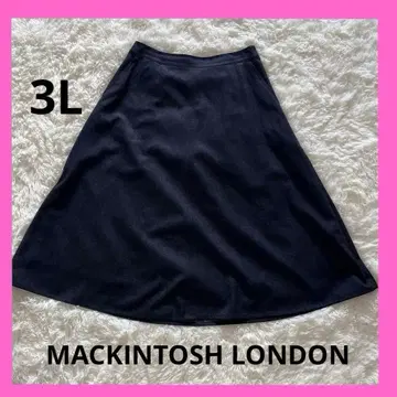 빅 사이즈 46 MACKINTOSH LONDON 데님풍 롱 플레어 스커트