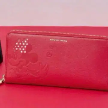 완판 사만다 타바사 [ 미니 마우스 ] 컬렉션 장지갑 소가죽