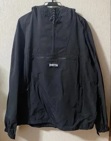 Parra Harf Zip Anorak Black XL