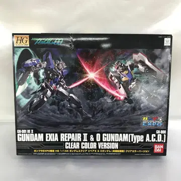 HG 건담 엑시아 리페어 2 & O 건담 실전 배치형 클리어 컬러 버전
