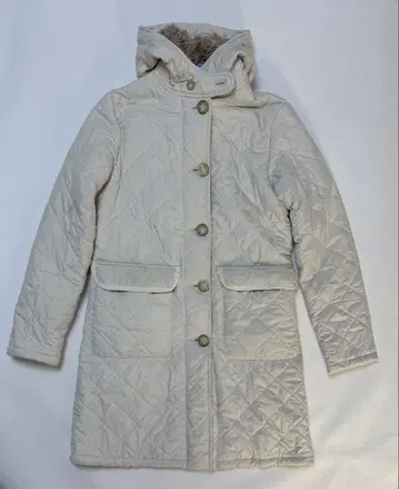 매킨토시 베이지 퀼팅 자켓 보아 안쪽