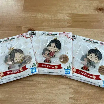 미세스 제일복권 메탈 참 3개 세트 1등 복권 F상