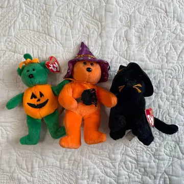 Ty 할로윈 베어 봉제 인형 세트