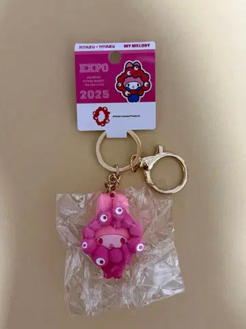 산리오 마이멜로디 미야쿠미야쿠 최애 컬러 키링