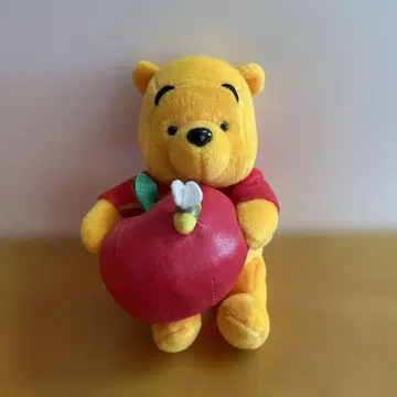 곰돌이 푸 사과 봉제 인형