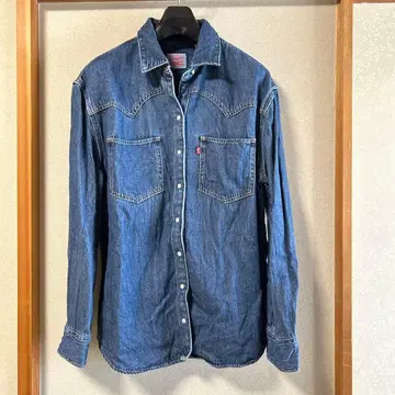 리바이스 데님 긴팔 셔츠 M